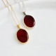 925 Silver Natural Yemeni Agate Necklace