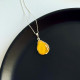 925 Silver Natural Baltic Amber Pendant