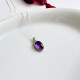 925 Silver Natural Amethyst Necklace