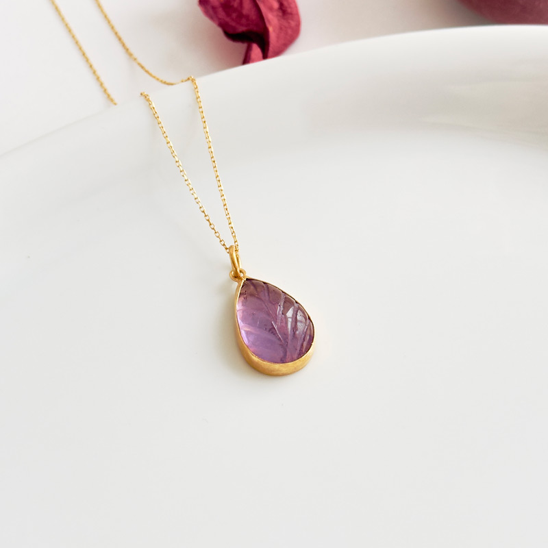 925 Silver Natural Ametrine Stone Pendant