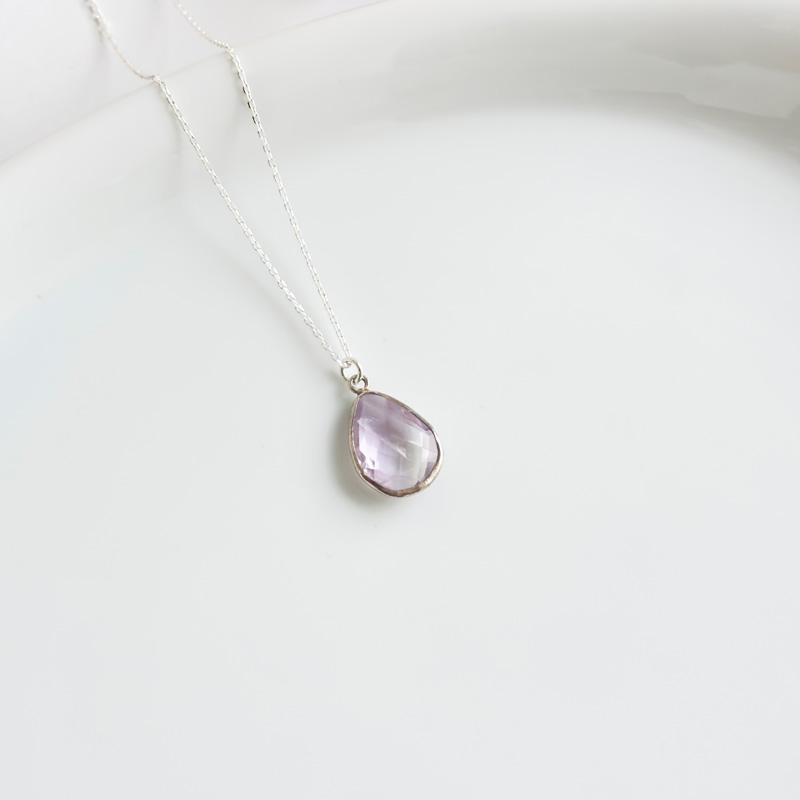 925 Silver Natural Ametrine Stone Pendant