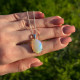 925 Silver Rare Fire Opal Pendant 