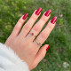 925 Silver Pink Tourmaline Ring