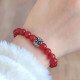 8mm Natural Red Agate Bracelet