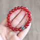 8mm Natural Red Agate Bracelet