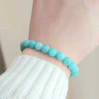 8mm Natural Amazonite Bracelet