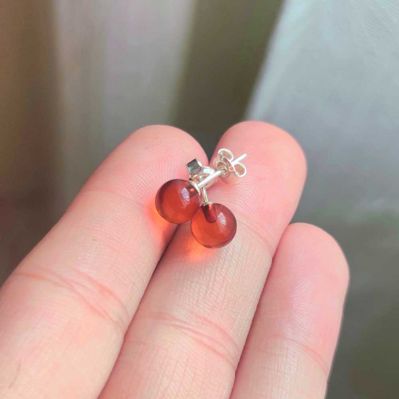 Natural Baltic Amber Earring