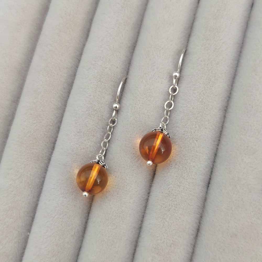 Natural Baltic Amber Earring