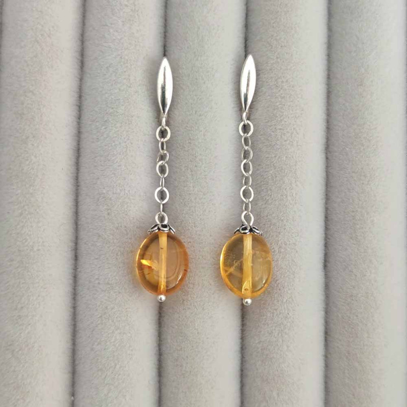 Natural Baltic Amber Earring