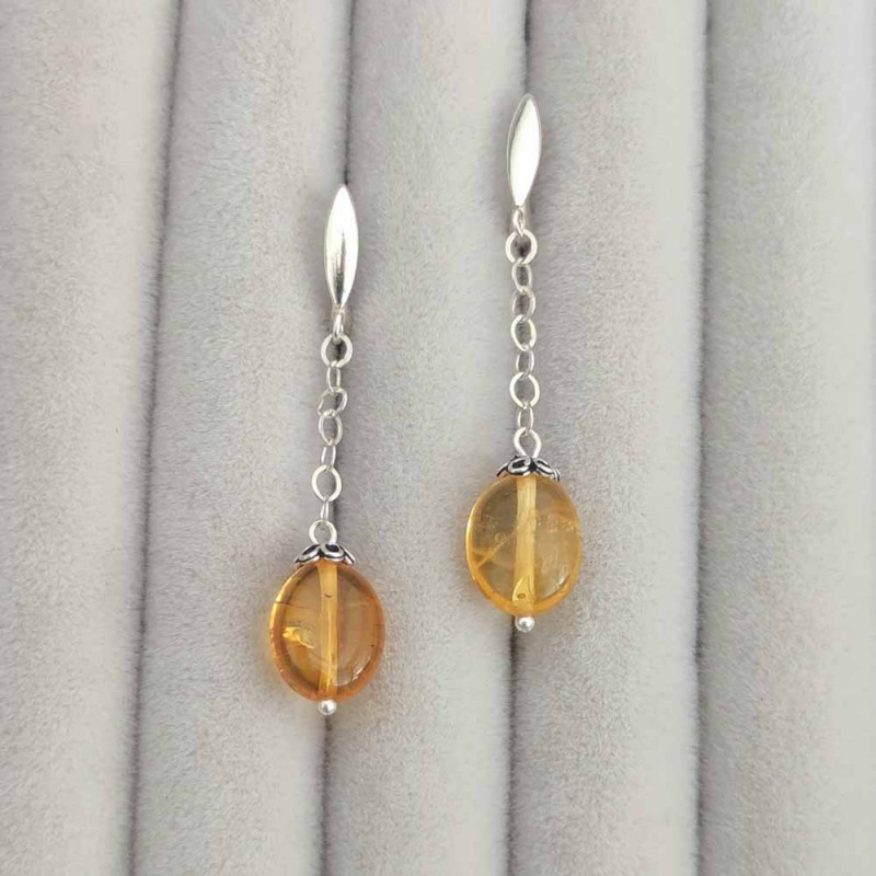 Natural Baltic Amber Earring