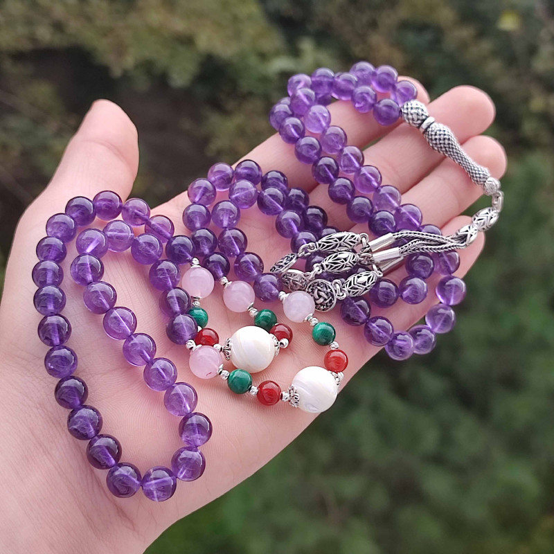 Multi Stone Rosary - Multi Gemstone Rosary