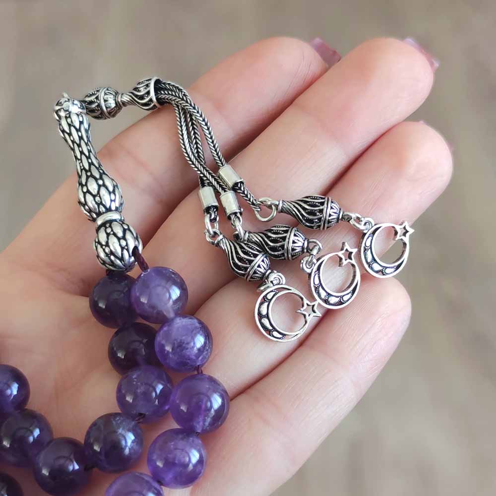 10 mm Amethyst Stone Rosary