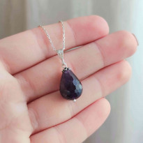 925 Silver Natural Amethyst Pendant