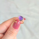 925 Silver Natural Amethyst Stone Ring