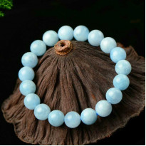 8mm Natural Aquamarine Bracelet