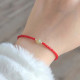 925 Silver Natural Red Coral Stone & Opal stone Bracelet