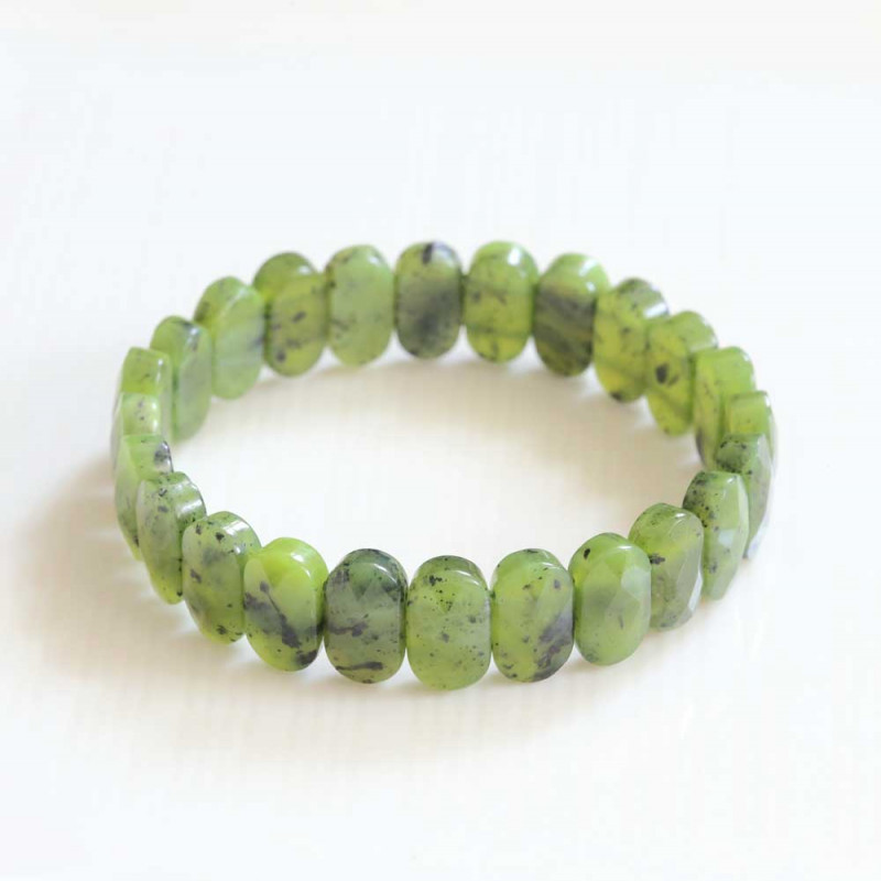 Natural Canadian Jade Bracelet - Special Cut