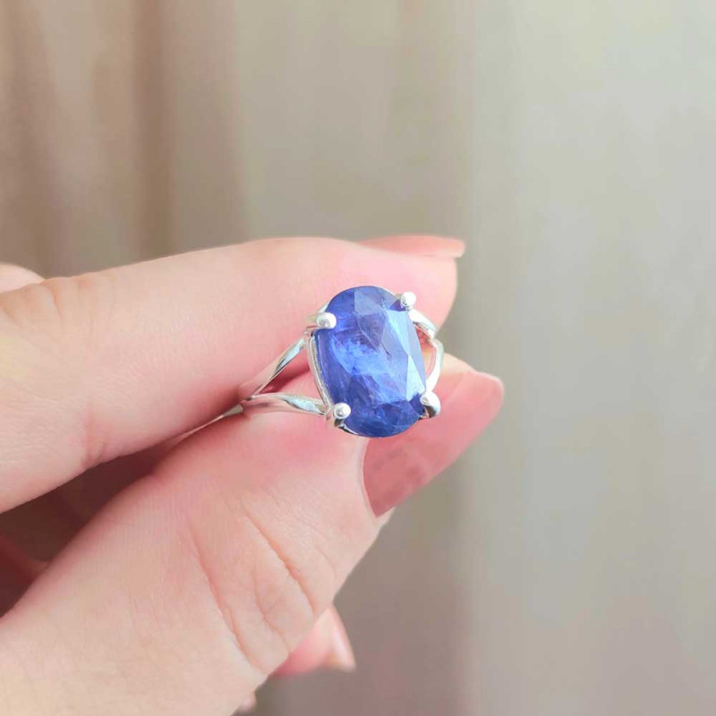 925 Silver Kyanite Stone Ring