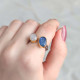 925 Silver Kyanite Stone Ring