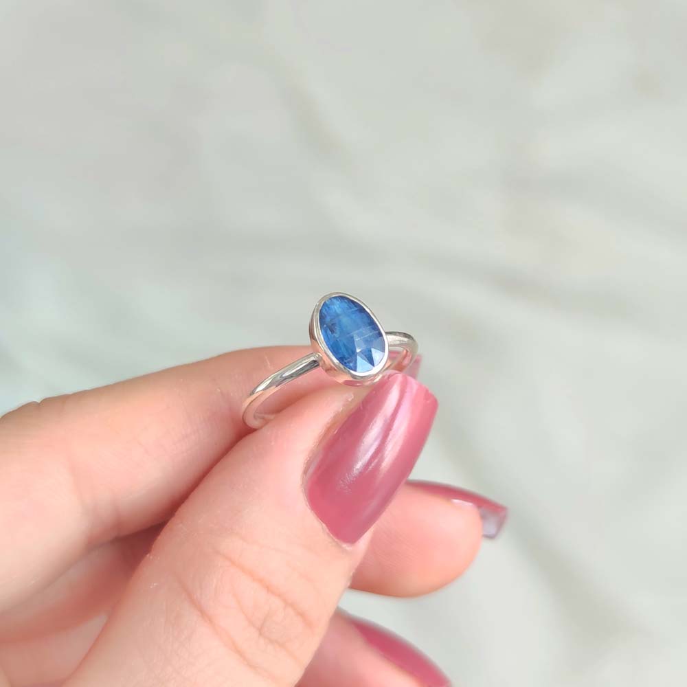 925 Silver Kyanite Stone Ring