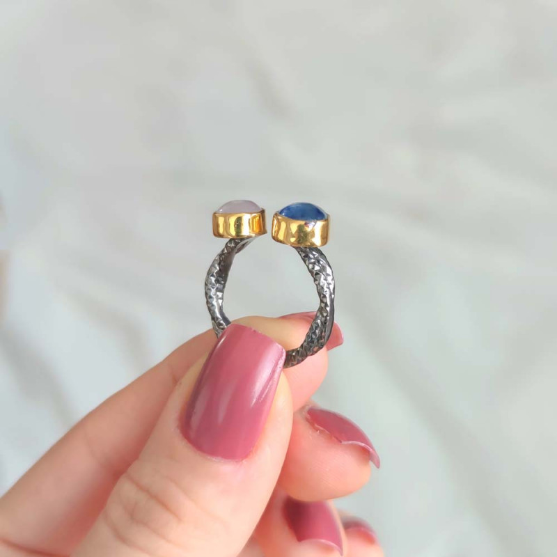 925 Silver Kyanite Stone Ring