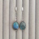 925 Silver Labradorite Stone Earring