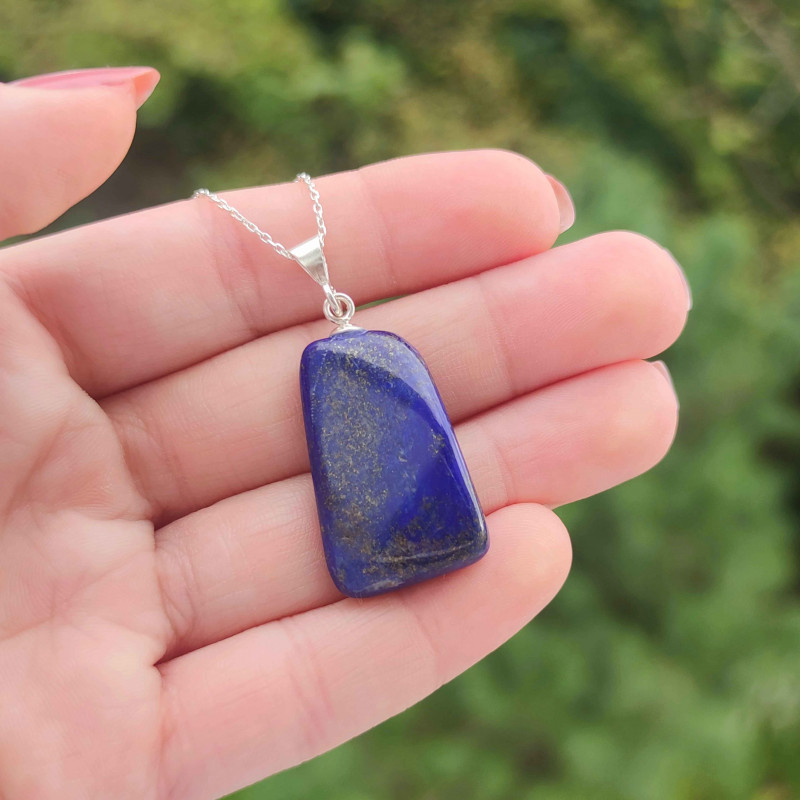 925 Silver Natural Lapis Lazuli Pendant