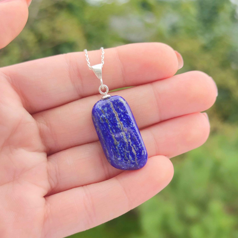 925 Silver Natural Lapis Lazuli Pendant