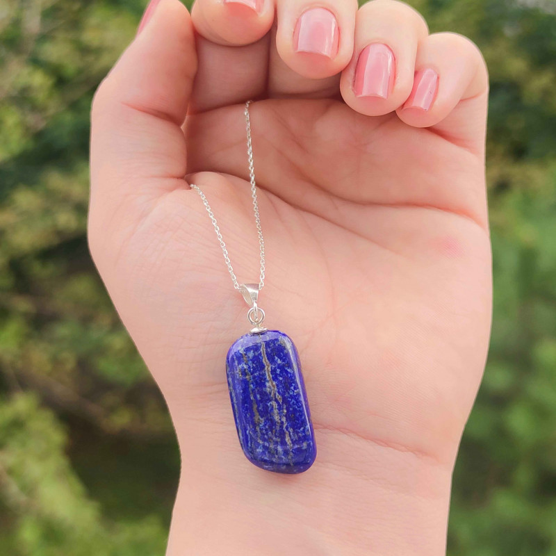 925 Silver Natural Lapis Lazuli Pendant