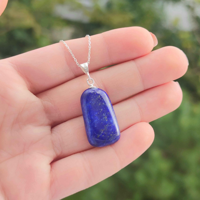 925 Silver Natural Lapis Lazuli Pendant