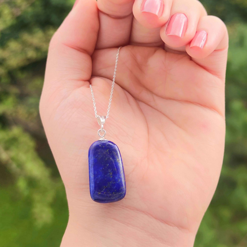 925 Silver Natural Lapis Lazuli Pendant