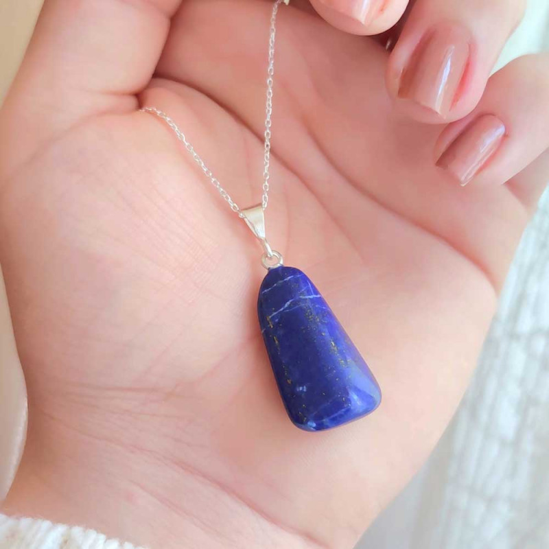 925 Silver Natural Lapis Lazuli Pendant