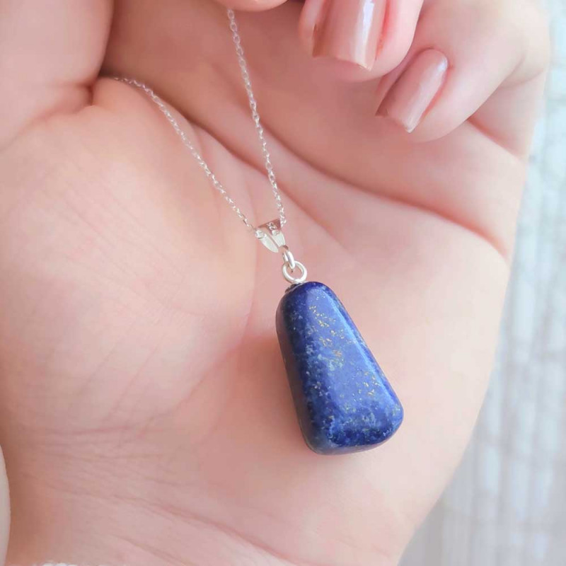 925 Silver Natural Lapis Lazuli Pendant