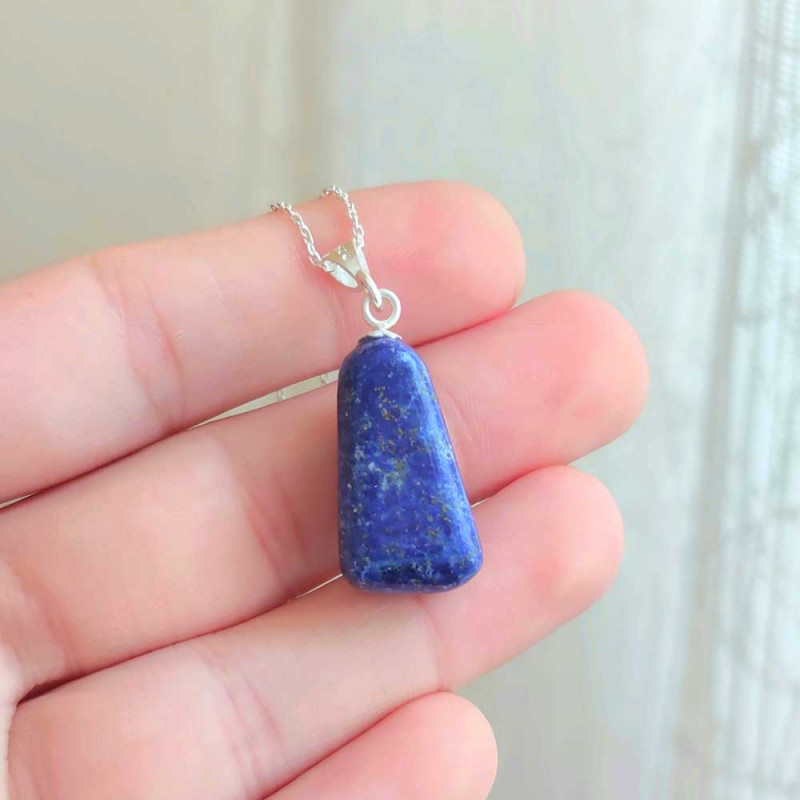 925 Silver Natural Lapis Lazuli Pendant