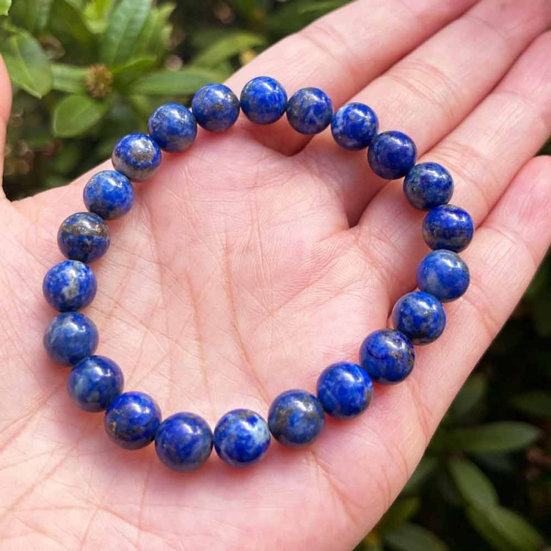 8mm Natural Lapis Lazuli Bracelet