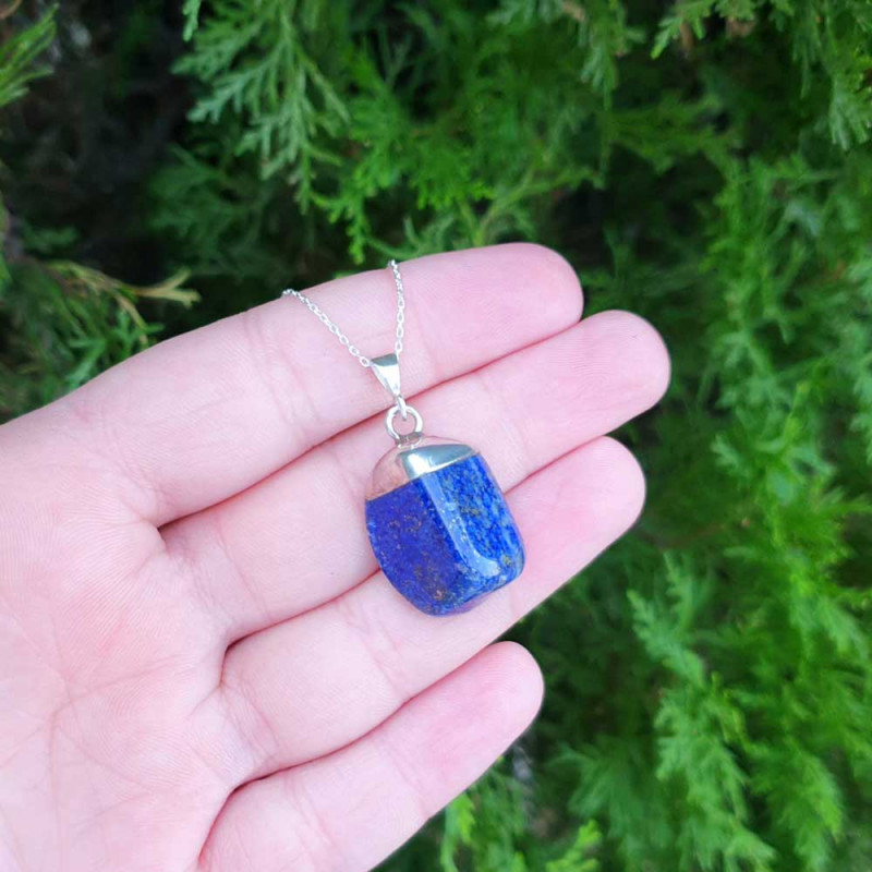 925 Silver Natural Lapis Lazuli Pendant