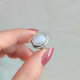 925 Silver Natural Moonstone Ring