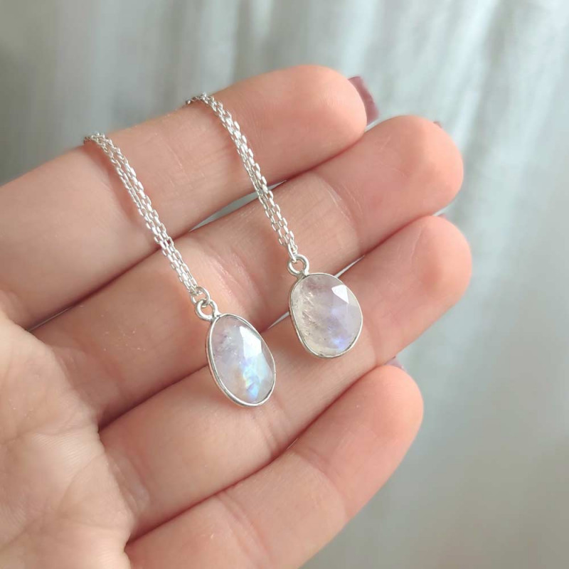 925 Silver Moonstone Pendant