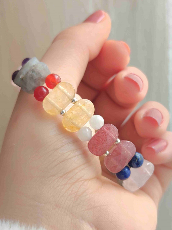 Natural Multi Stones Bracelet - Special Cut