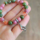 Multi Stone Bracelet , Rhodonite , Unakite & Sunstone