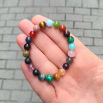 Seven Chakras Bracelet , More Than 12 Kind Of Gemstone in One Bracelet