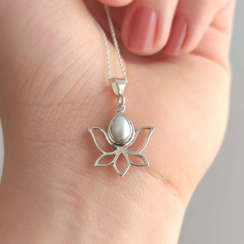 925 Sterling Silver White Pearl Pendant