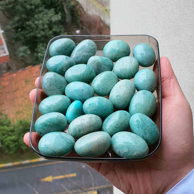 Natural Amazonite Tumbled Stone