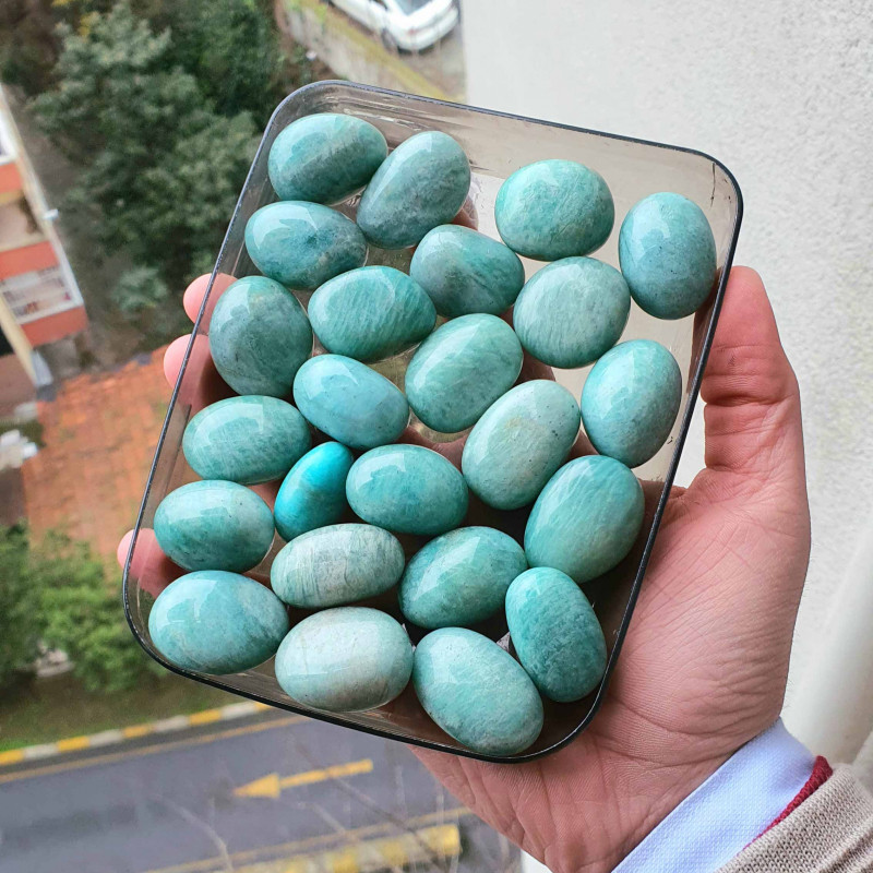 Natural Amazonite Tumbled Stone