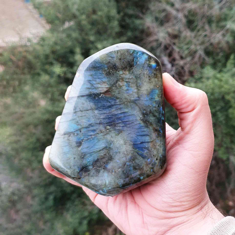 Natural Raw Labradorite Stone - 3