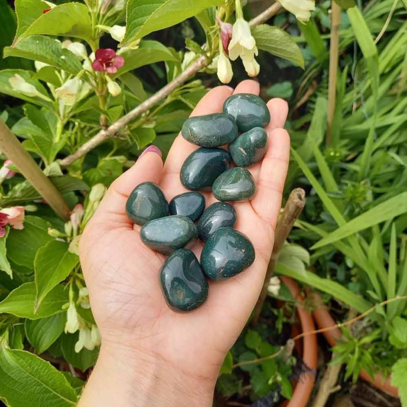 Natural Blood tumbled Stone