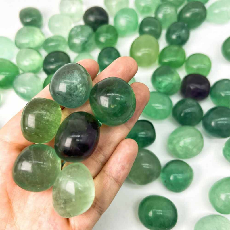 Natural Fluorite Tumbled Stone