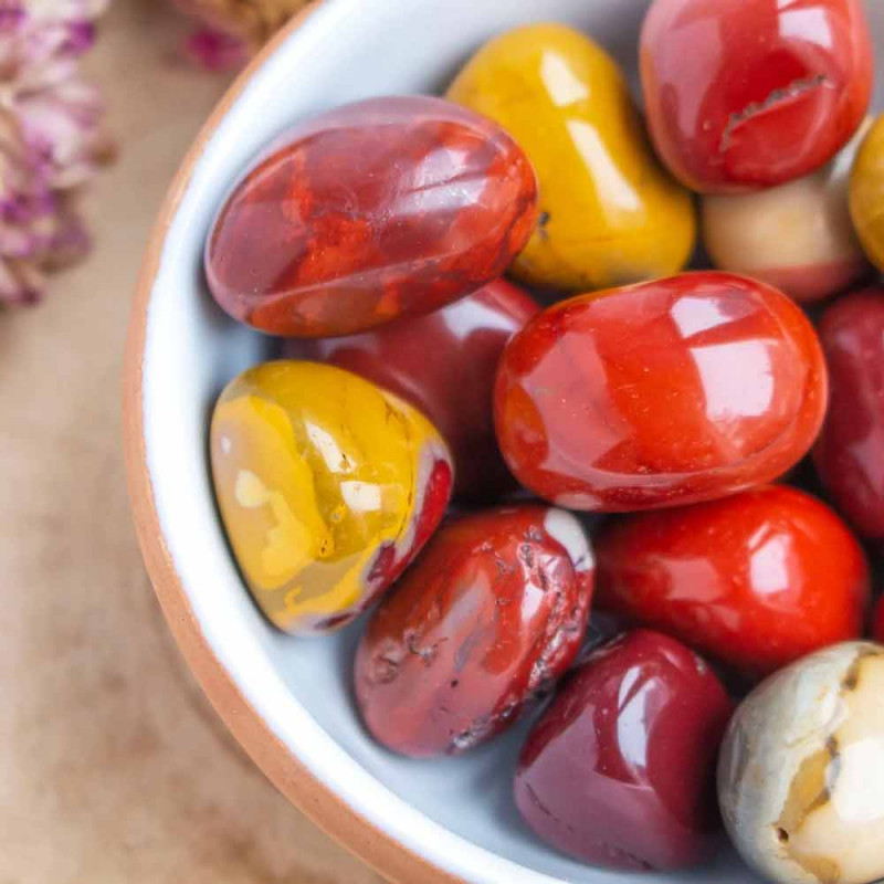 Natural Mookaite Jasper Tumble Stone