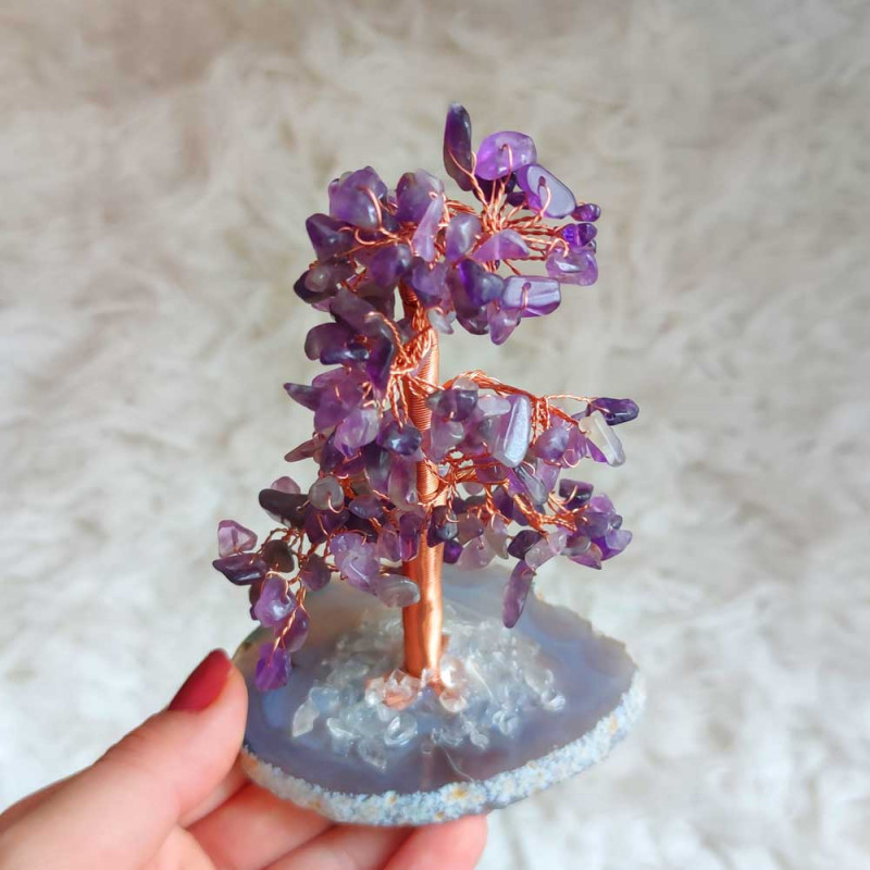 Natural Amethyst Tree , Healing Crystal Tree