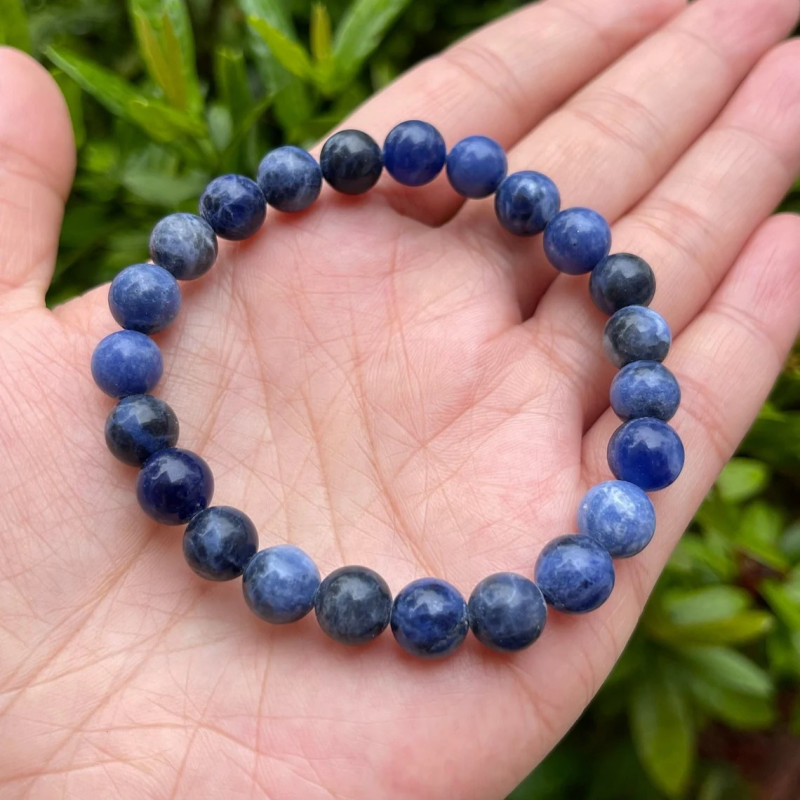 8mm Sodalite Stone Bracelet - No : BR0900